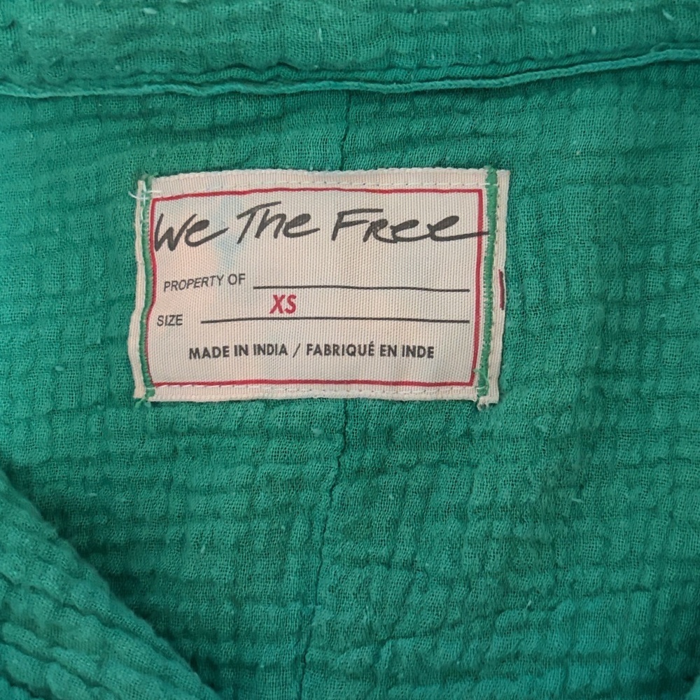 EUC We The Free Cardiff Cotton Button Up - Picture 9 of 10